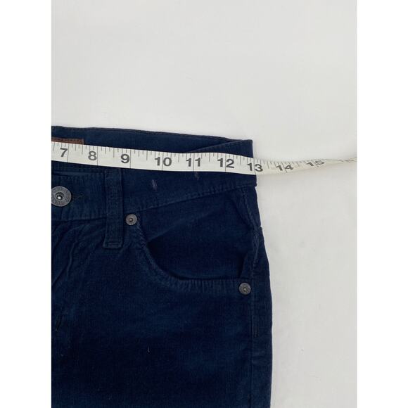 James Jeans Reboot 25 Navy Corduroy Skinny Boot Leg Stretch - Picture 7 of 9